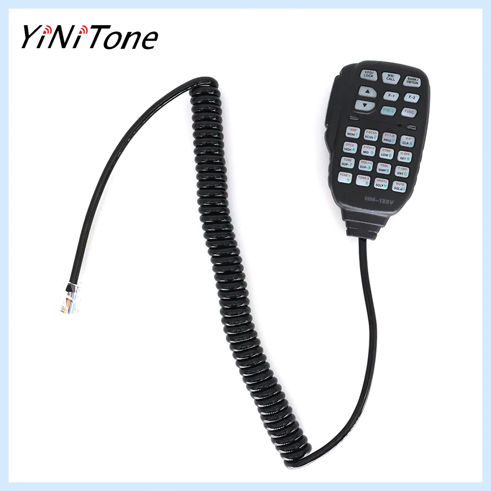 HM-133V Handheld Shoulder Speaker Mic PTT with Keypad Lighting for ICOM IC-2200H 2100H 7000 E2820 ham radio