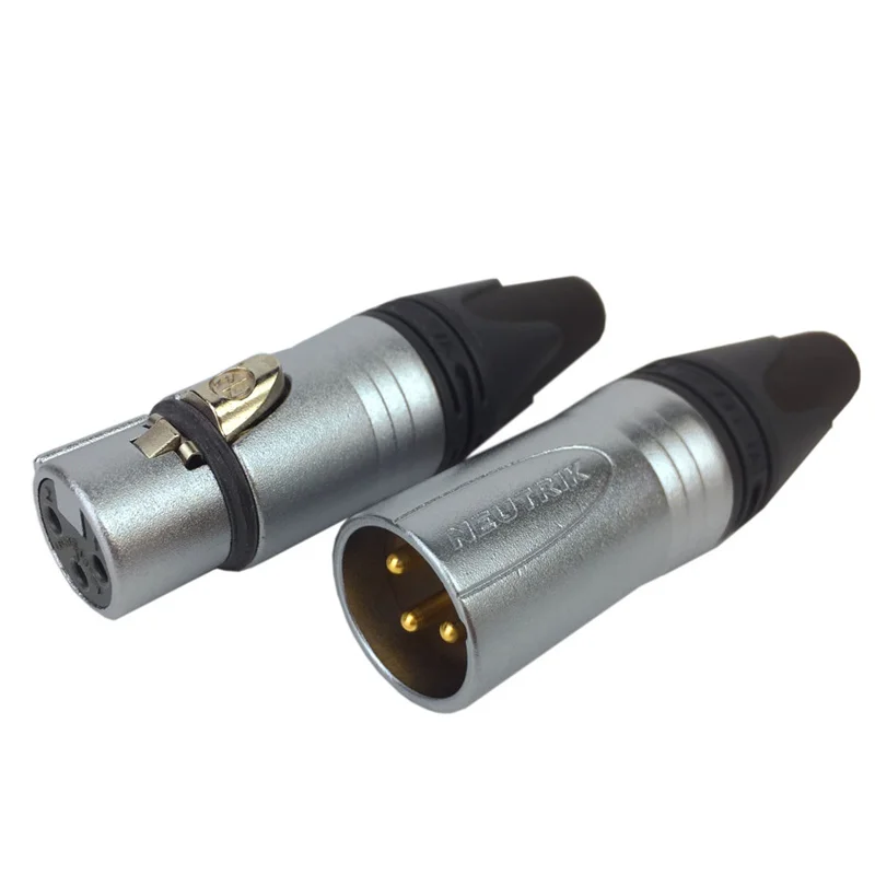 Best Selling NEUTRIK Connector NC3MXX & NC3FXX Male Female Un ensemble 3 Pin XLR Connecteur 10 20 40 PCS/lot