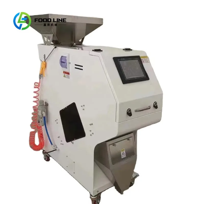 Intelligent Rice Color Sorter Machine for Grain Automatic CCD Beans Color Sorting Machine for Rice Corn Wheat Coffee Bean Custom