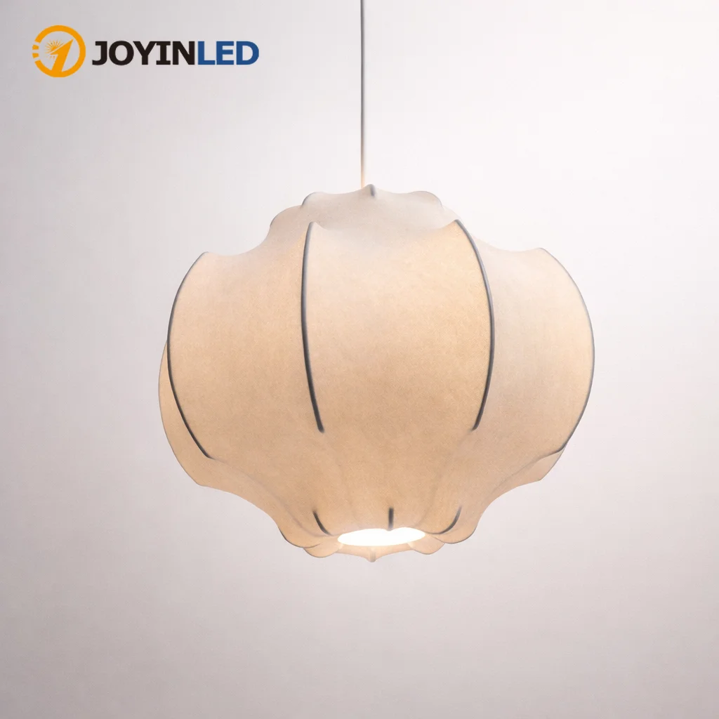 

JOYINLED Nordic Creative Silk Wabi-Sabi Led E27 Ceiling Lights Living Dining Room Bedroom Home Decor Chandelier Ceiling Lamp