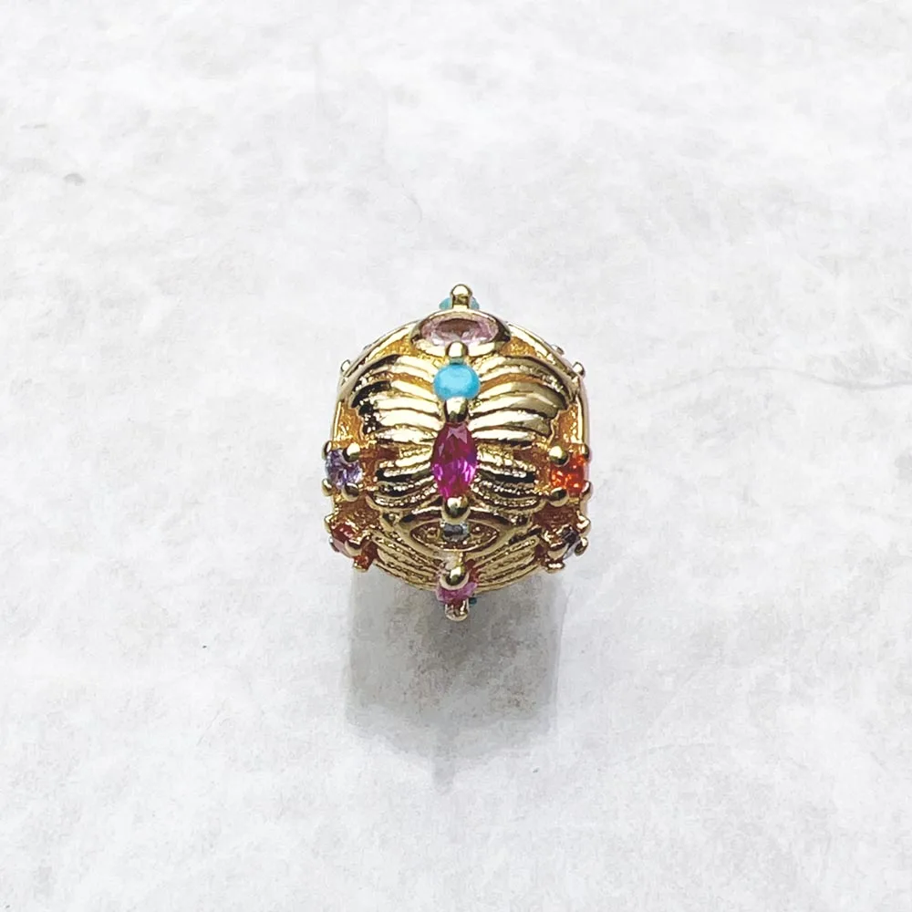 Golden Butterfly Bead 925 Sterling Silver Karma Charms European Jewelry Bohemia Accessories For Women