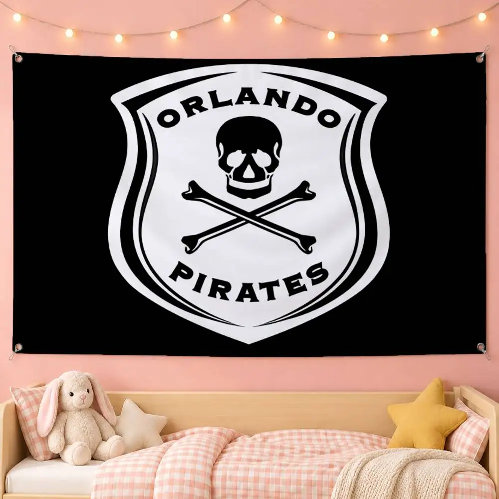 Retro Symbol Jolly Roger Flag Banner Tapestry For Party Outdoor Garden Yard Home Decor