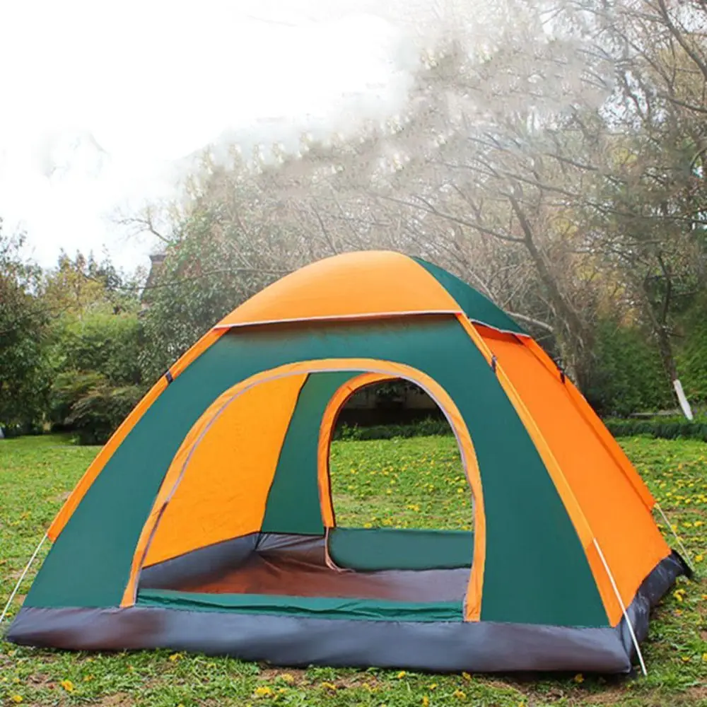 

3-4 Person Camping Automatic Tent Oxford Cloth Lightweight Thick Pop Up Tent Outdoor Waterproof Fishing Shelter Tent