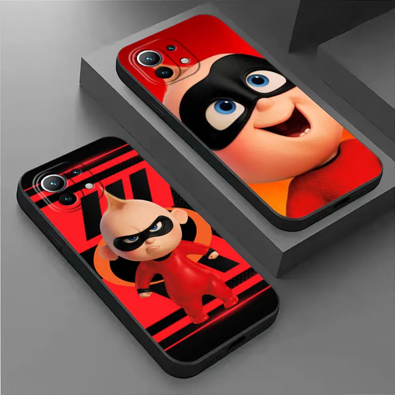 The Incredibles Cute Phone Case For Xiaomi 14T 13T 12T 11T 10T 14 Pro 12 Mi 11 Lite Poco X3 X4 X5 X6 M5 F5 F6 Pro Silicone Cover