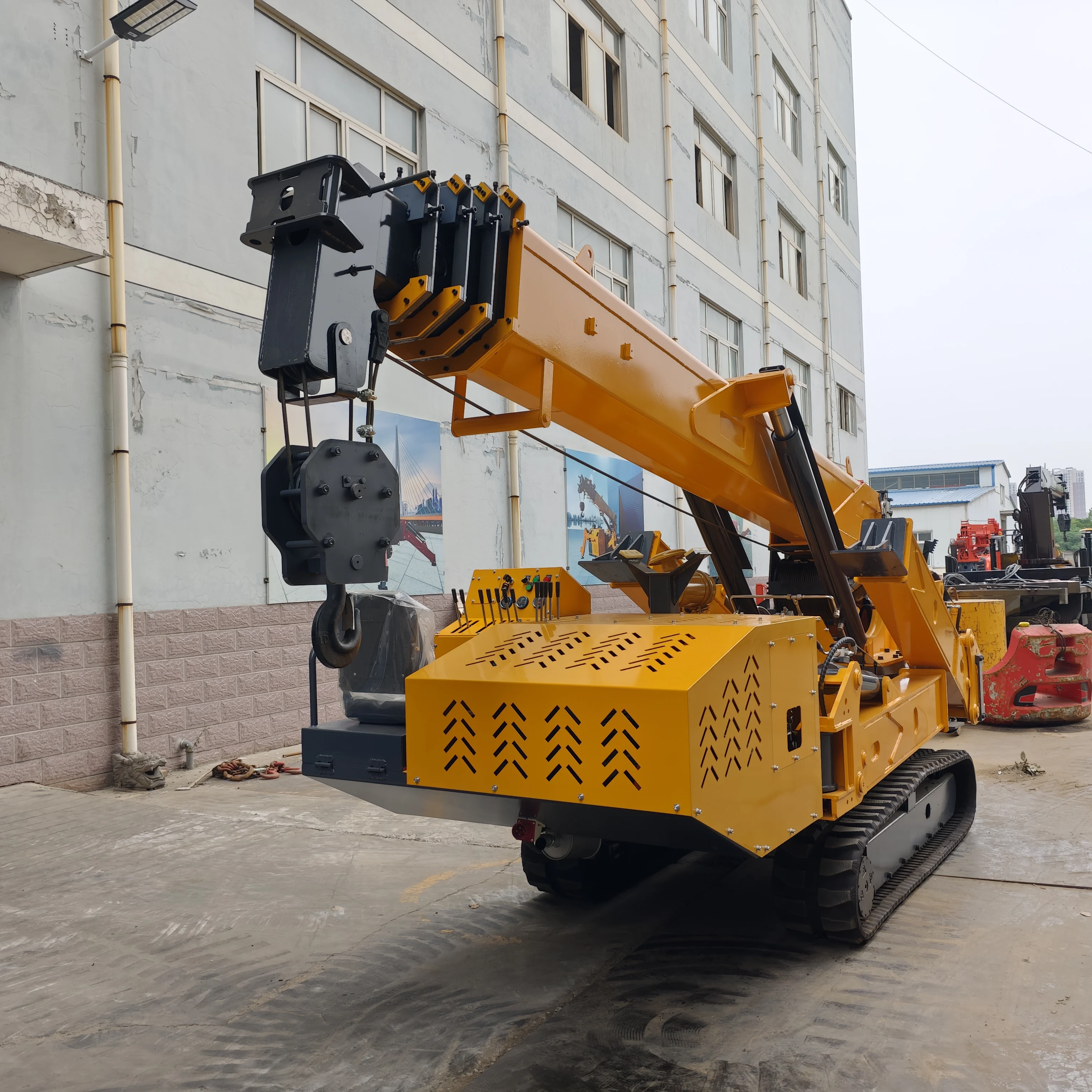 Architecture Basket Spider Crane Crawler Spider Lifting Crane with Fly Jib Low Price
