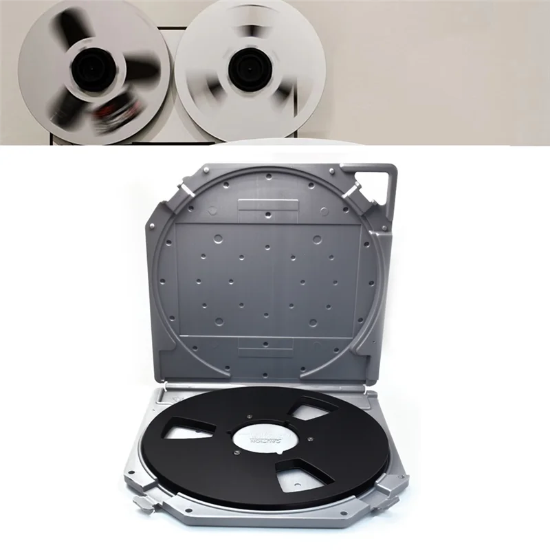 

B37B-10Inch Empty Takeup Reel With Empty Take Up Reels Storage Box Full Protection Open Reel Recording Tape Box Case