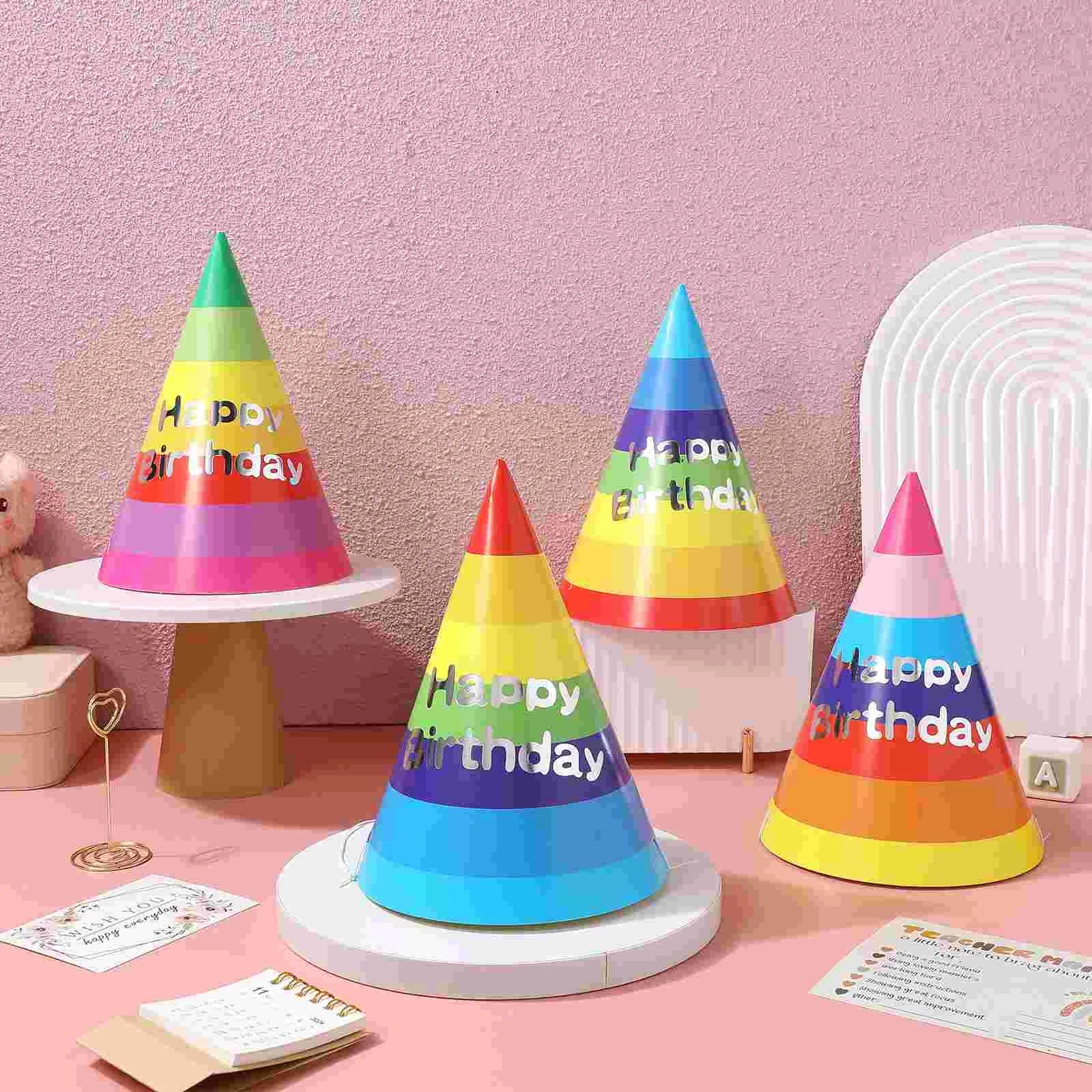 20 pezzi di cappelli da compleanno per cappelli da festa, copricapo, per decorare cappelli di carta decorativi per bambini