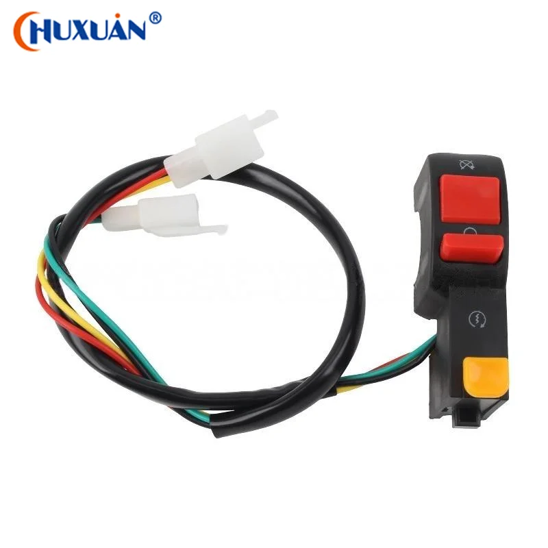 Q 1pc Electric Start Stop On Off Kill Starter Switch Motorcycle Dirt Bike ATV Quad Push Button Toggle Switch