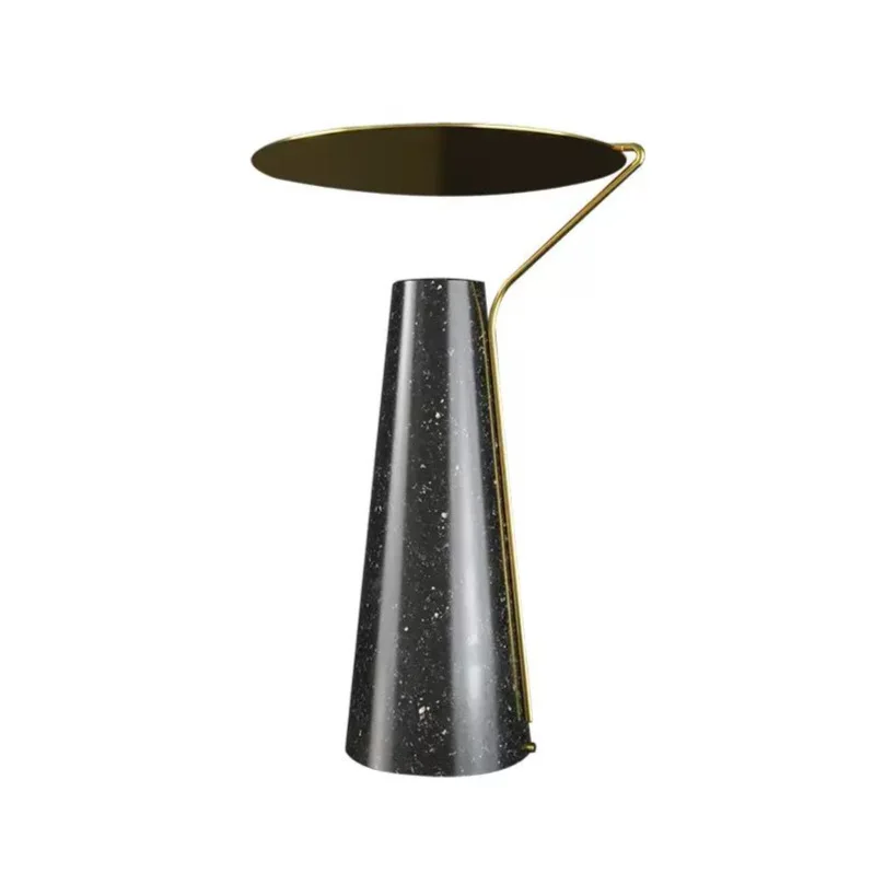 

Study living room bedroom, metal marble, creative soft decoration light luxury decorative desk lamp