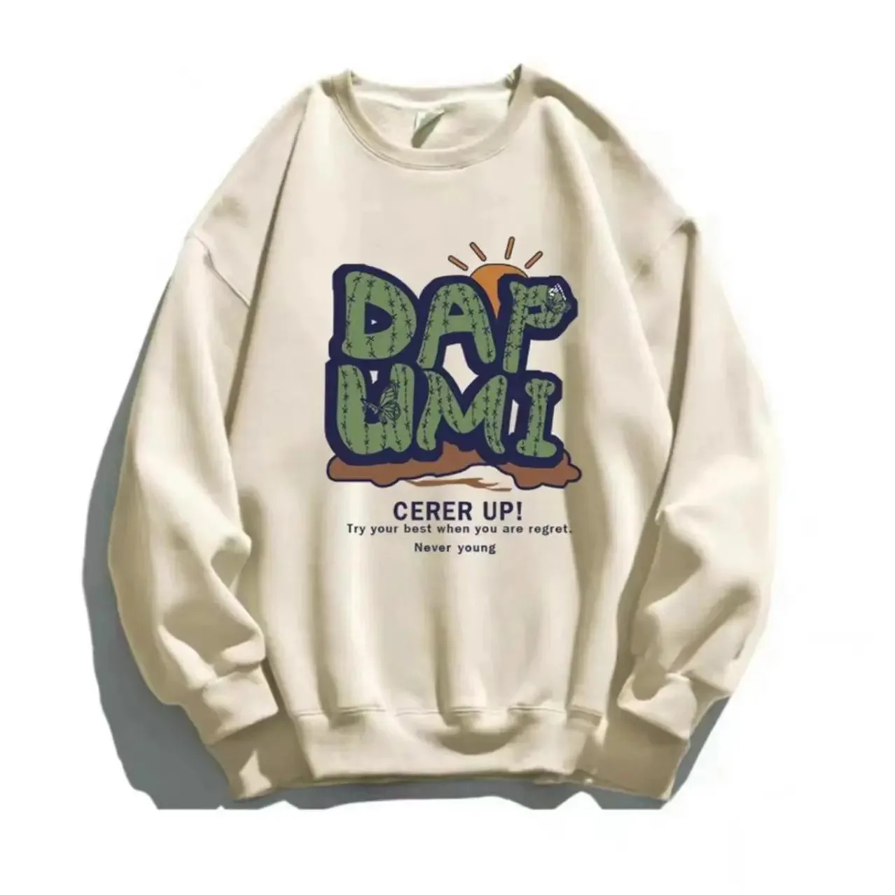 Sudaderas recortadas para mujer, ropa de los años 2000, fibra gris Y2K, letras de longitud media, contraste a juego, Jacquard de rizo francés