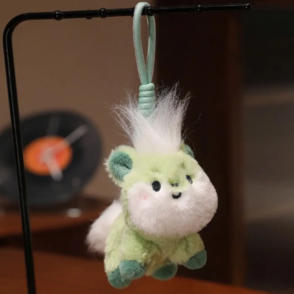 창의적인 미니 말 플러시 인형 귀여운 카와이 만화 말 열쇠고리 봉제 말 중국 황도대 말 플러시 인형 장난감