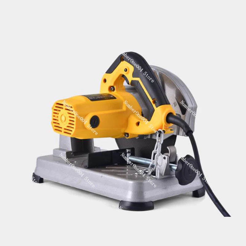 220V 7 Inch Multi-function Electric Saw 45° Metal Profile Cutting Machine Desktop Aluminum Material Steel 1200W 185mm