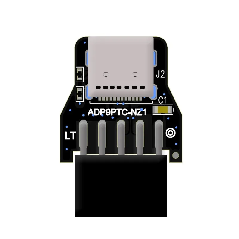 ADP9PTC-NZ1 USB2.0 9Pin Header To Type-C Female Adapter Board 9Pin To A-Key Type-E 20Pin Converter