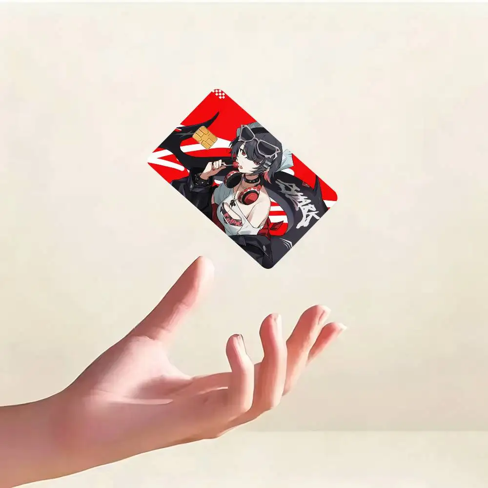 Cute E-Ellen J-Joe ZZZ  HD Credit Card Stickers Game Card Decal Small Chip Waterproof Sticker Gift Decor