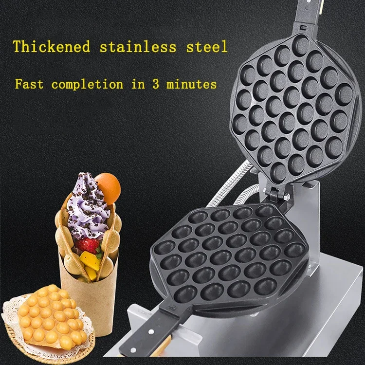 

Hot Sale Hot Selling Electric Restaurant User Commercial Bubble Korea Waffle Maker Machine