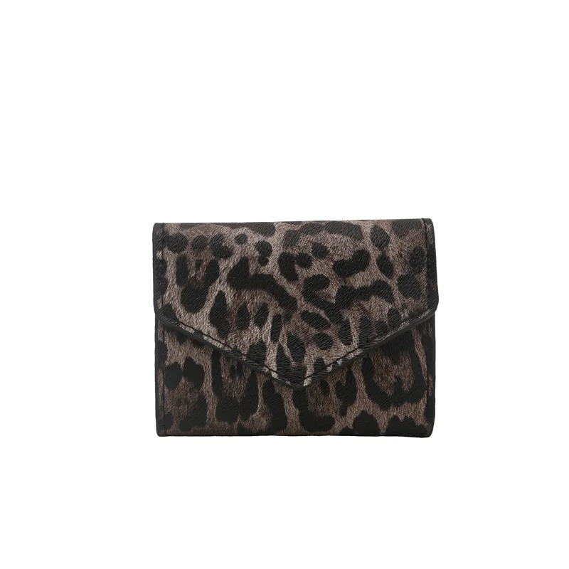 Fashion texture small bag leopard print bag 2025 new women's casual handbag women's small square wallet