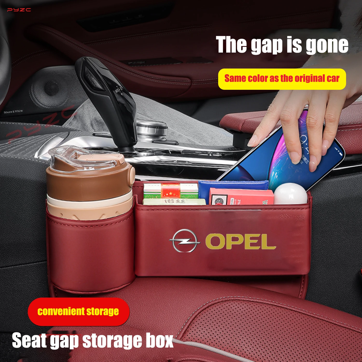 Multifunction Car Seat Gap Organizer Storage Box Pocket Cup Phone Holder For Opel OPC CORSA Mokka Vectra Insignia Astra Corsa Za