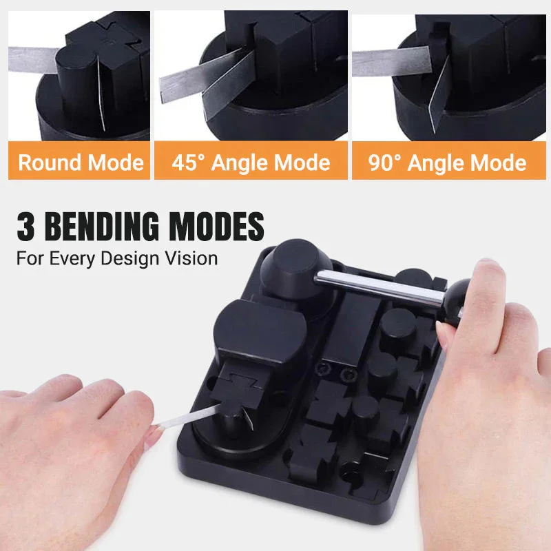 آلة ثني الحلقة البلاستيكية لمجموعة أدوات تقريب المجوهرات متعددة الوظائف والذهب والفضة والنحاس