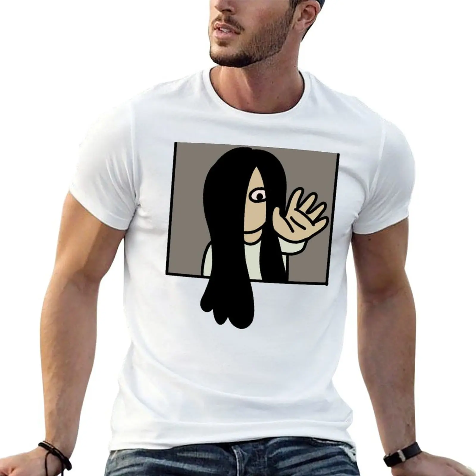 Little sadako T-Shirt cotton graphic tees sweat plus size men clothing