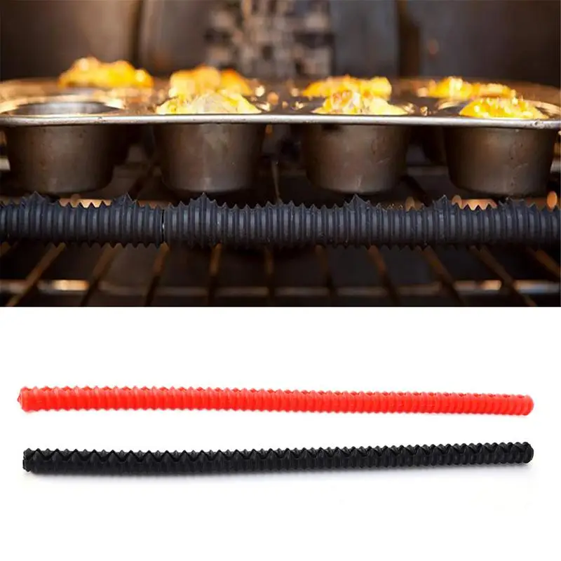 Oven Rack Protectors Heat Resistant Silicone Guard Shield Shelf Edge Burn Protection Kitchen Avoid Scalding Protector Tool