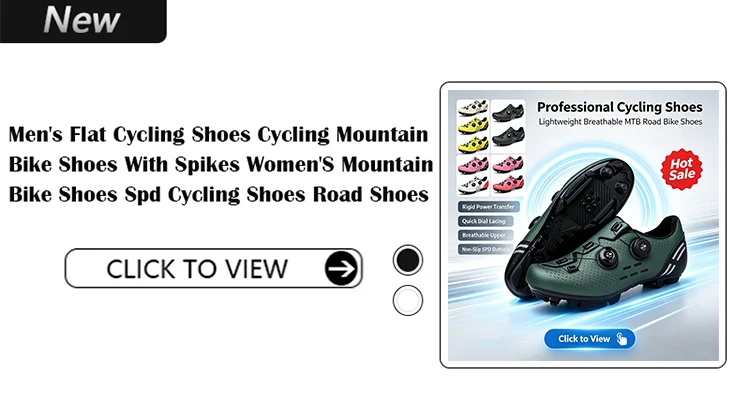 Herren- und Damen-Mountainbike-Schuhe, professionell, atmungsaktiv, harte Sohle, verstellbarer Knopf, MTB-Cleat, rutschfest, Offroad-Fahrradschuhe S – Detail 1