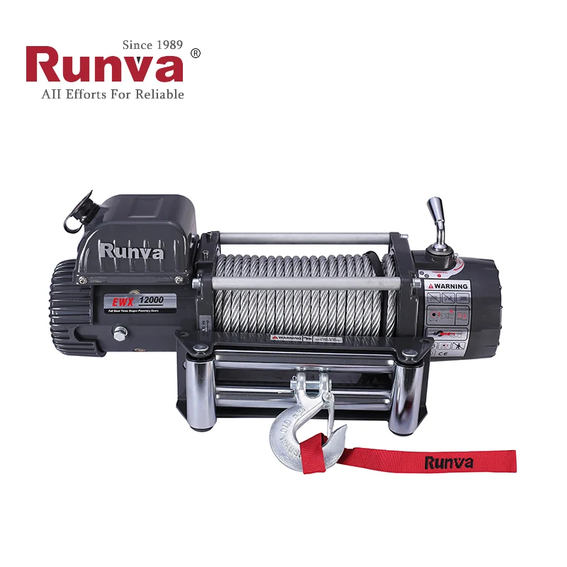 Runva Factory Sale Stable Pulling 12000 Lbs Offroad Winch 4X4