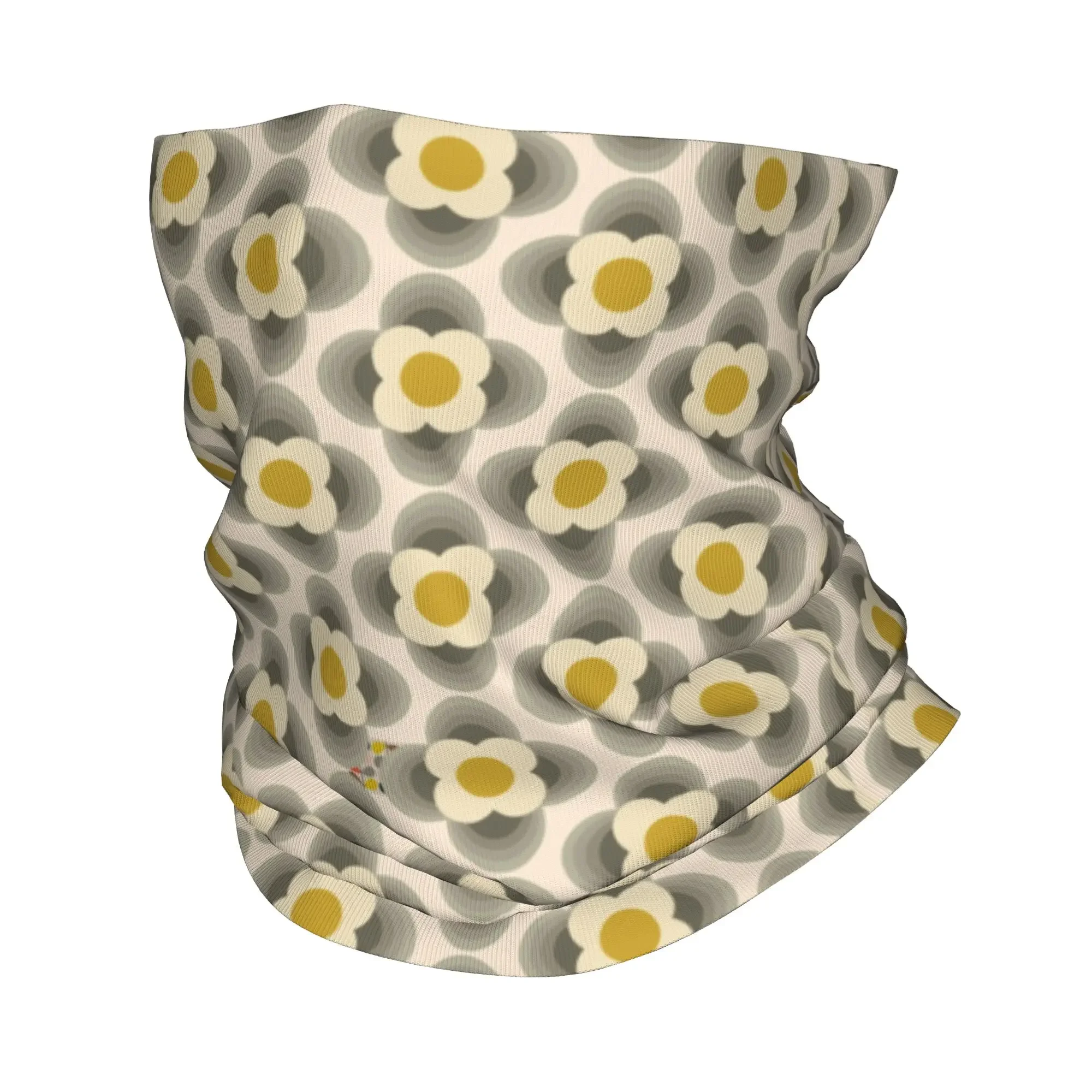 Orla Kiely Striped Petal Winter Headband Neck Warmer Hiking Camping Tube Scarf Scandinavian Abstract Flower Face Bandana Gaiter