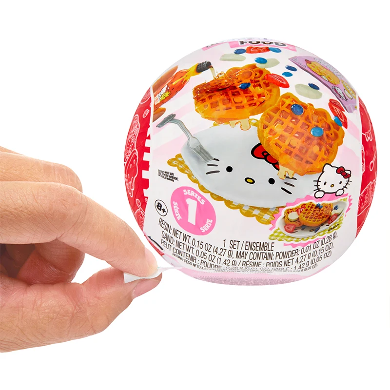 2024 New Hello Kitty Genuine Mga Make It Mini Sanrio Happy Hour Girls Play House Food Collect Blind Box Surprise Toys Gift