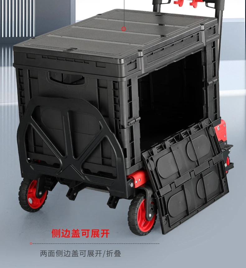 Folding camping outdoor trolley camping express trolley handling small trolley portable car flatbed