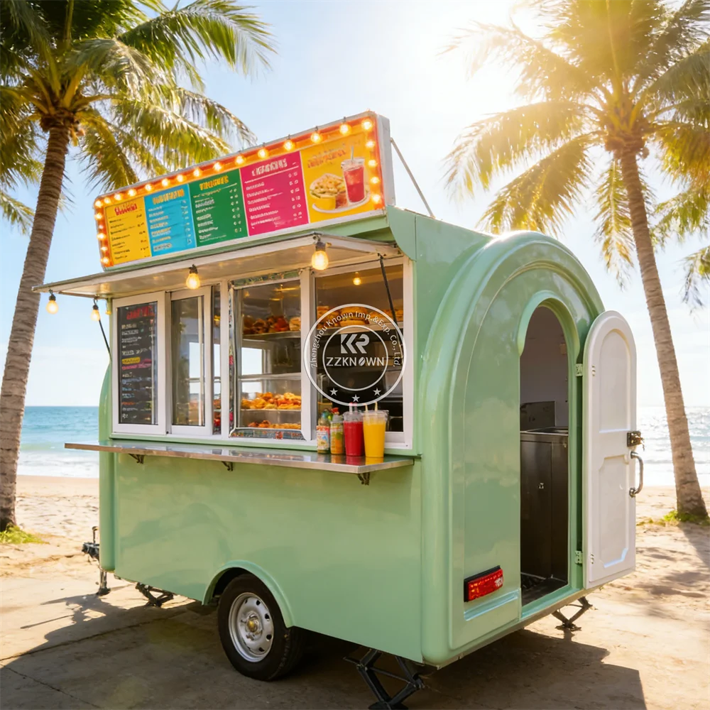 

Высококачественный фургон для фастфуда, мобильный кейтеринг, гриль-бар, уличная кухня, полностью оборудованный фудтрак