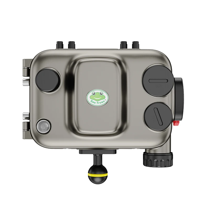 كاميرا Seafrog تحت الماء من سبائك الألومنيوم وشاشة خارجية مقاومة للماء بعمق 100 متر مقاومة للماء