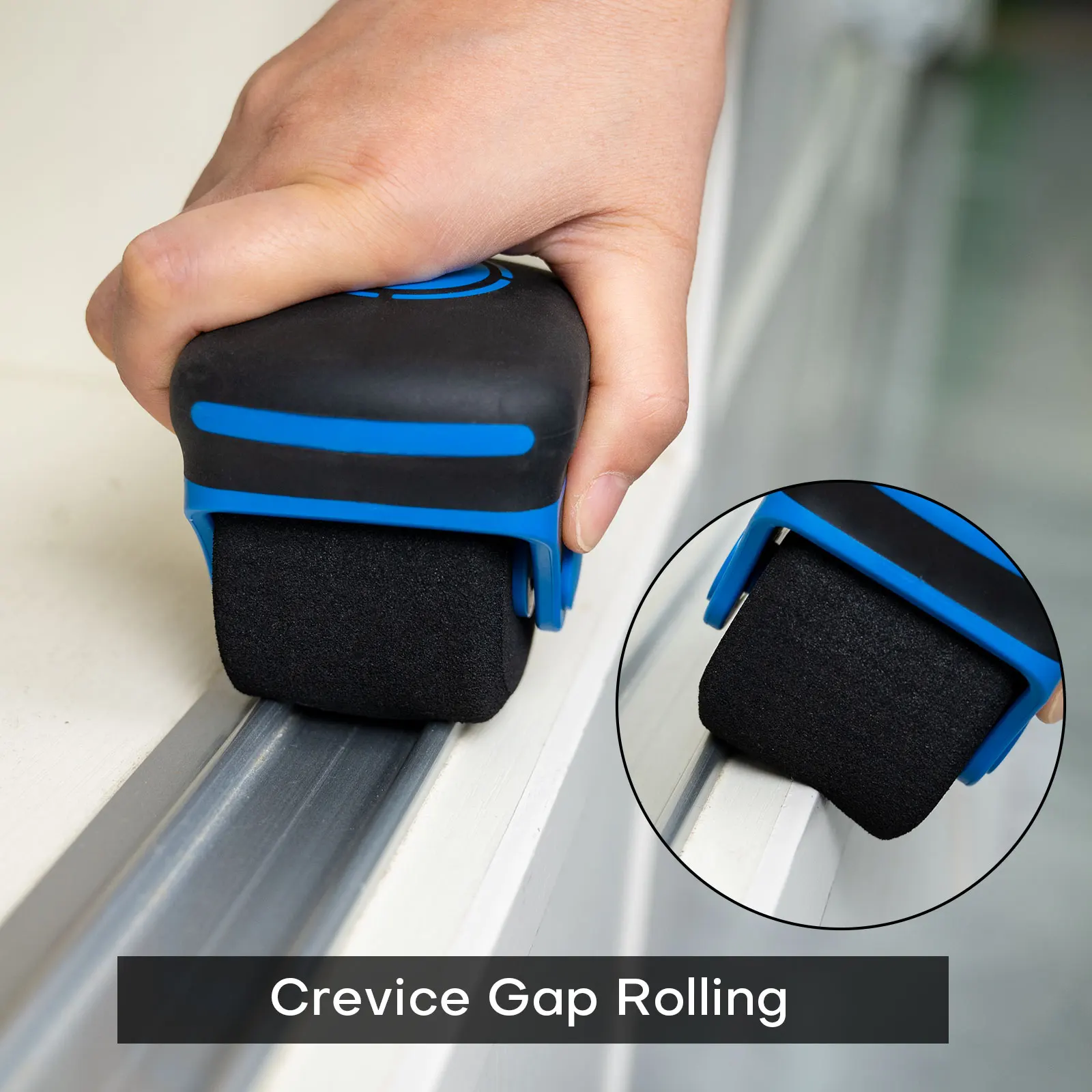 FOSHIO Auto-Vinylfolien-Presswalze mit Griff, Weiche Gummi/Schwamm-Rolle für Carbon-Lackfolien, Aufkleber, Tapeten und Bastelarbeiten – Detail 32