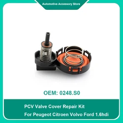 0248.S0 PCV Valve Cover Repair Kit Valve Cap With Membrane For Peugeot Citroen PSA Volvo Ford 1.6hdi 8v 9688939180 1685815