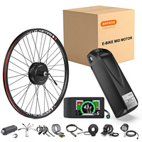 BAFANG 48V Rear Hub Motor Conversion Kit 500W 750W Wheel Electric BIke Engine 19.2Ah 20Ah Battery For 26\