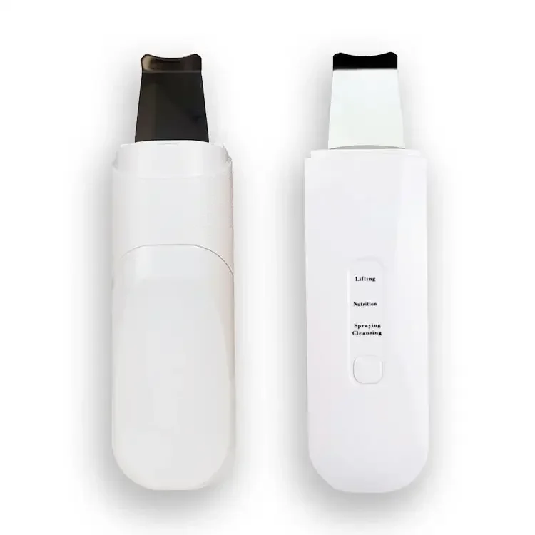 High Quality New Arrival Vibration Face Spatula Peel Facial Care Scrubber Machine Deep Cleaning Facial Massager fast shipping