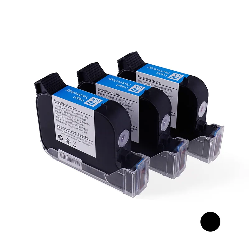 3BK704S+ 42ml Original Black Solvent Fast Dry Ink 12.7mm Inkjet Printer ...