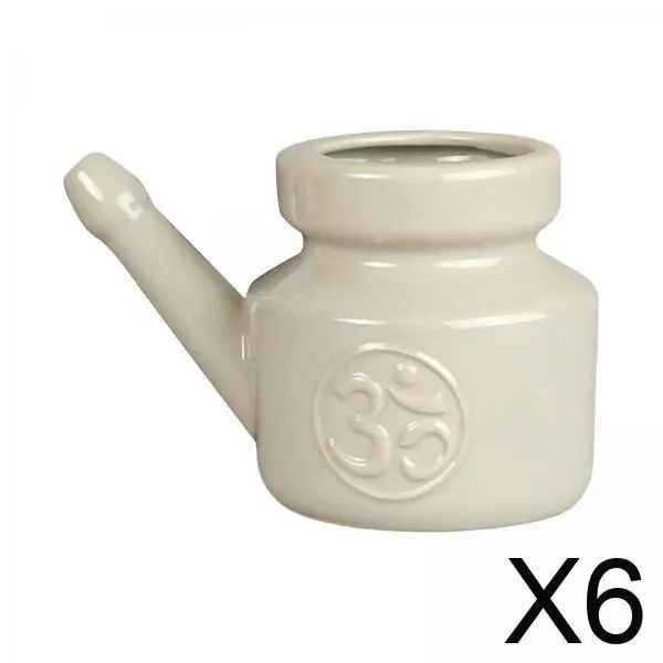 

Керамический герметичный носовой ирригатор Neti Pot для промывания носа и ухода за пазухами, для путешествий