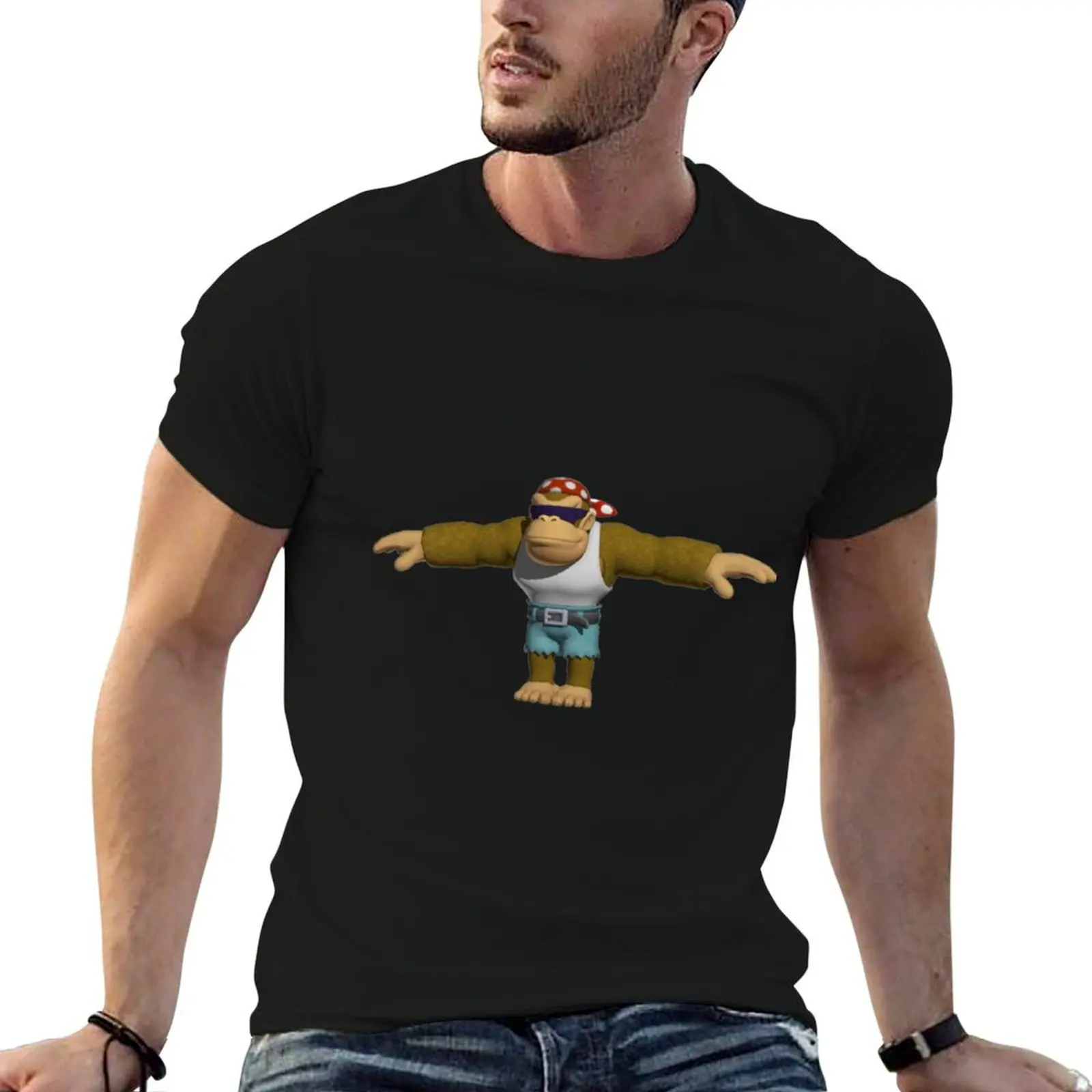 funky kong t-pose T-Shirt Moisture Wicking Athletic T-Shirt