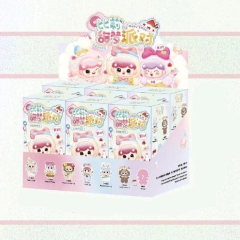 

Genuine Billie 6Pcs V3 Sweet Party Plush Blind Box Fashion Vinyl Doll Toy Bag Pendant Key Rings Collectible Girl Surprise Gift