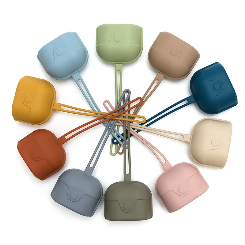 2023New Baby Pacifier Holder BPA Free Food Grade Silicone Infant Portable Soother Container Box Nipple Nursing Storage Box