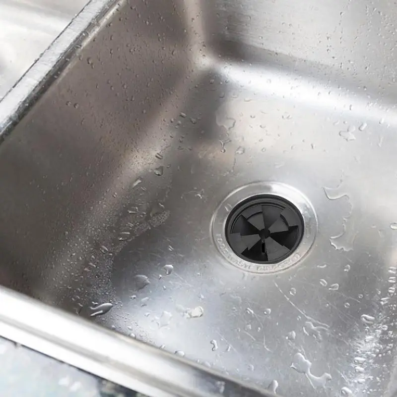 حلقة غطاء التخلص من القمامة سبلاش الحرس سدادة القمامة الأسود المطاط بالوعة يربك ل Insinkerator أداة تقليل الضوضاء