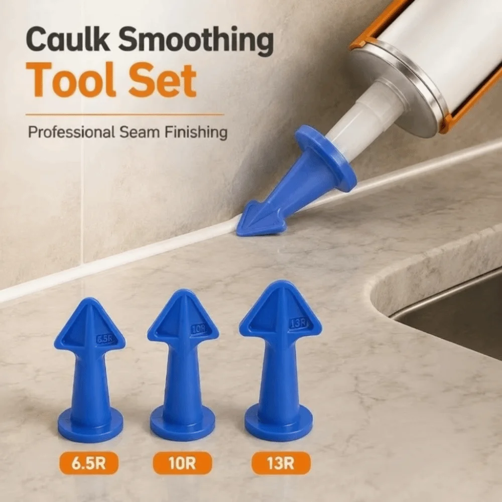 Multi-Purpose Sealant Nozzle Scraper Radius Edge Dirt Spatula Design Grout Finishing Kit Floor Caulking Set Bathtub Caulking