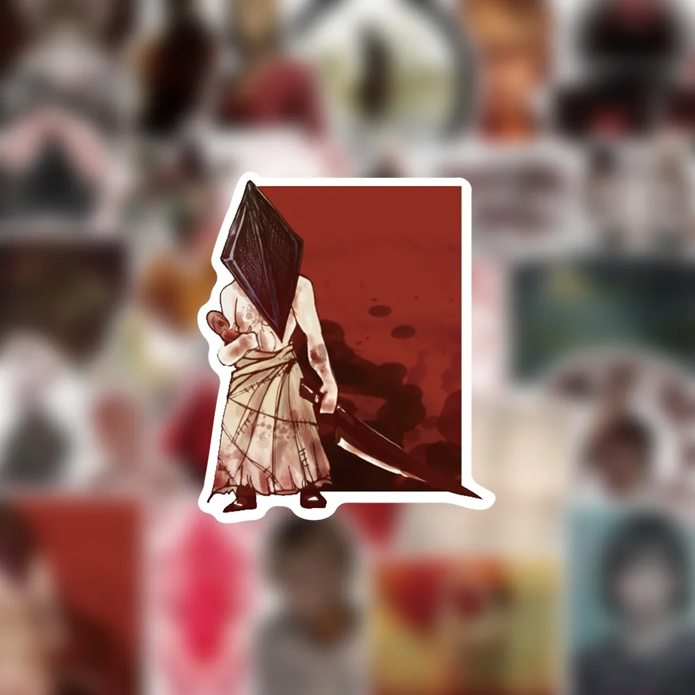 54 قطعة ملصقات هيل الصامتة تشويق أفلام الرعب الكرتون ملصق مقاوم للماء الديكور الثلاجة المحمول الغيتار الكتابة على الجدران اللعب الهدايا #2