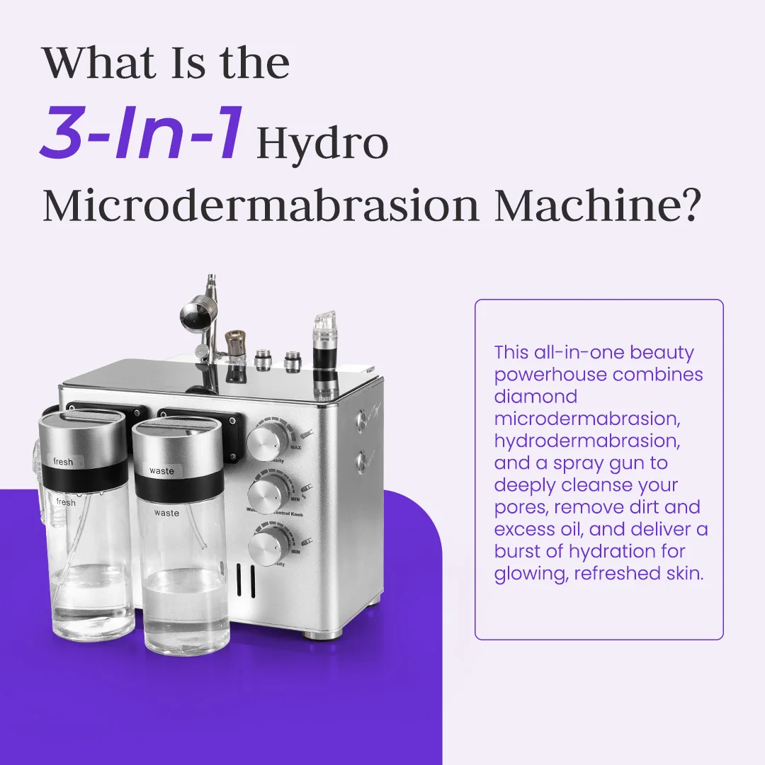 mychway 3in1 Hydro Microdermabrasion Machine For Skin Rejuvenation Cleansing Exfoliation