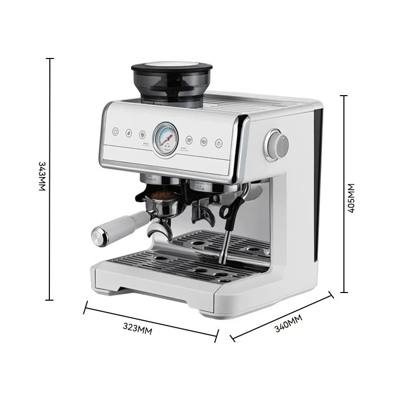 Espresso Machines Home Automatic Espresso Coffee Machine Professional Commercial Cappuccino Coffee Maker With Grinder