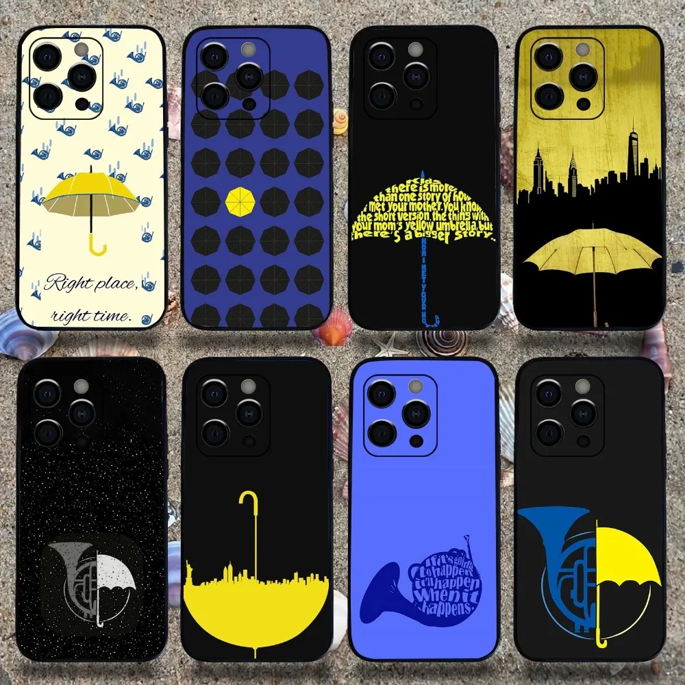 How I Met Your Mother TV Series Phone Case For Apple iPhone 15,14,13,12,11,Pro,X,XS,Max,XR,Plus,Mini Soft Black Cover