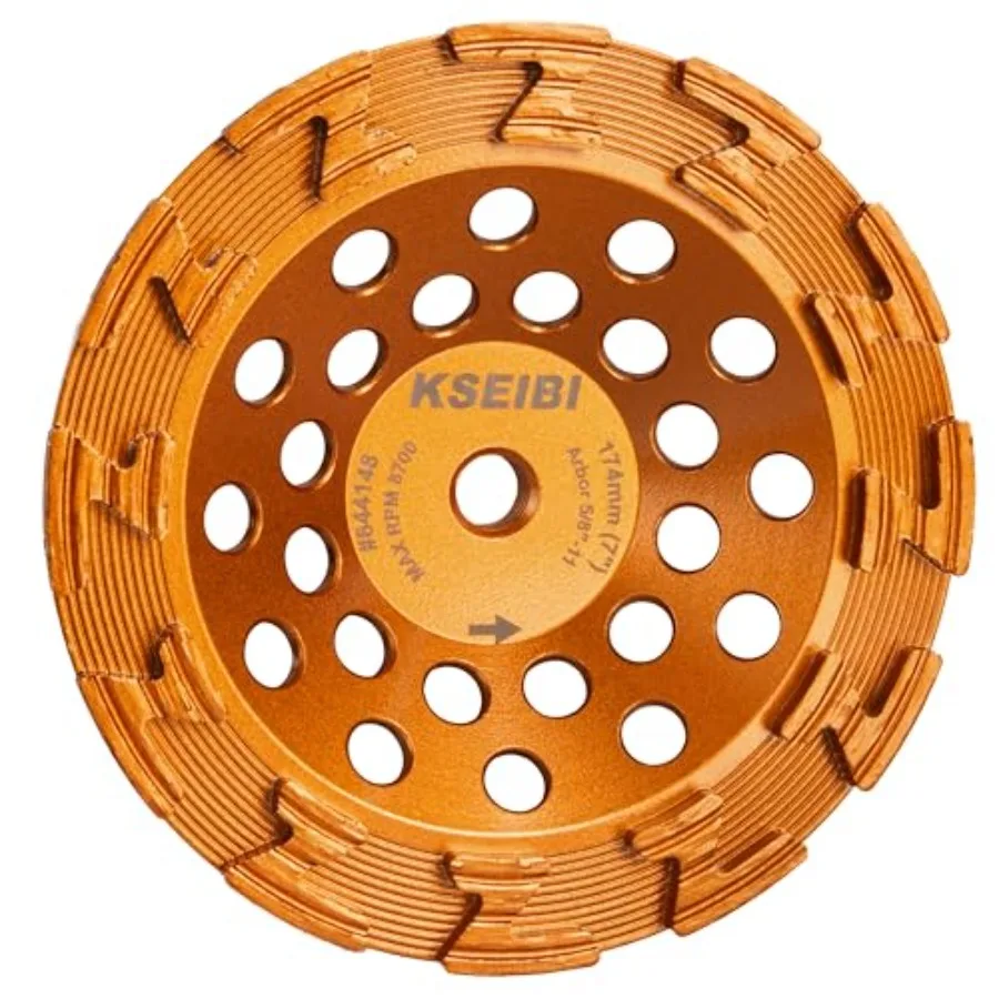 

644148 Surface Grinding Wheels 7 Inch - Diamond Cup Wheel for Concrete Tools Angle Grinder Attachments Extra Coarse Concrete Gr