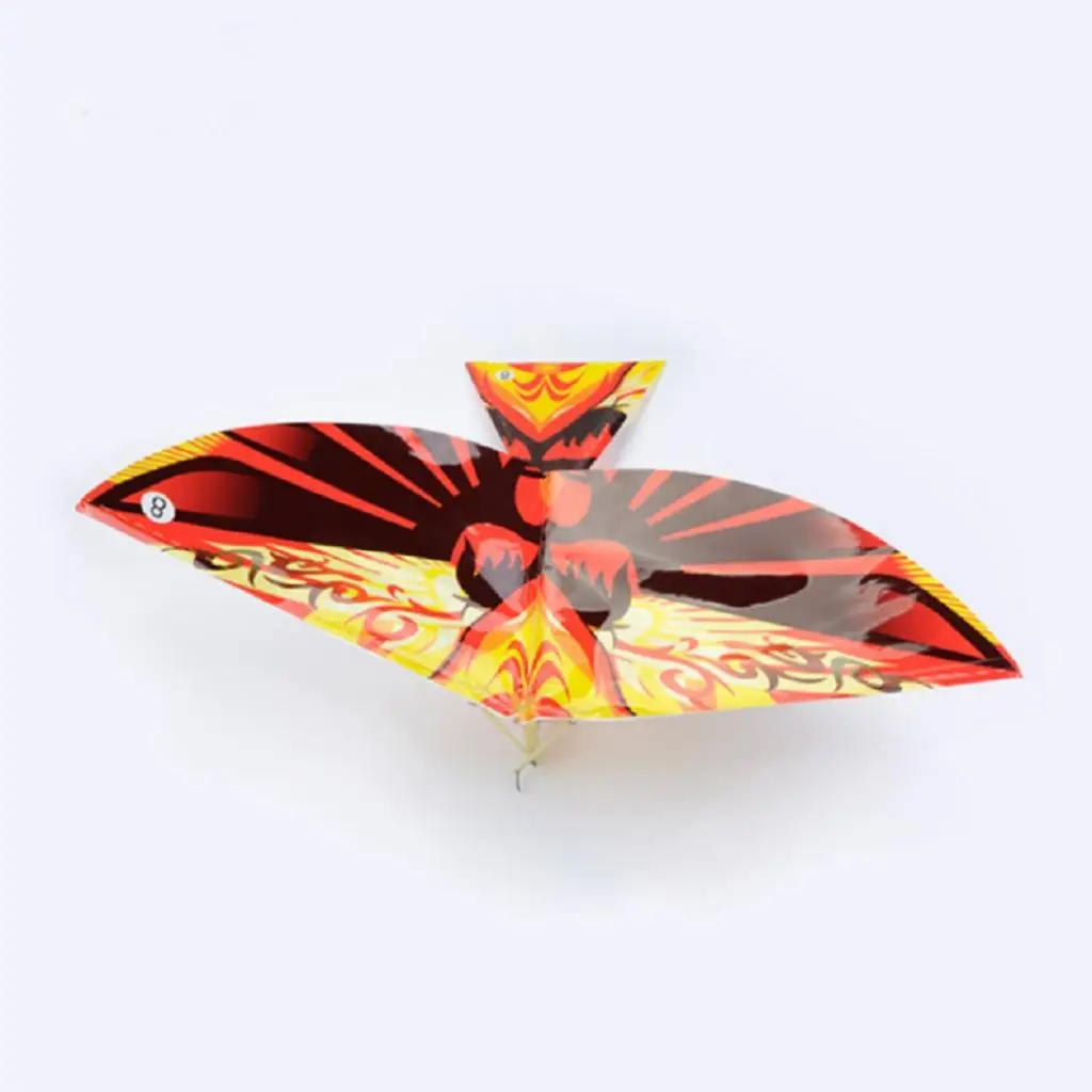 Windup Toys Bird Model DIY Plastic Flapping Wing Ornithopter Flying Birds Kit for Children Outdoor