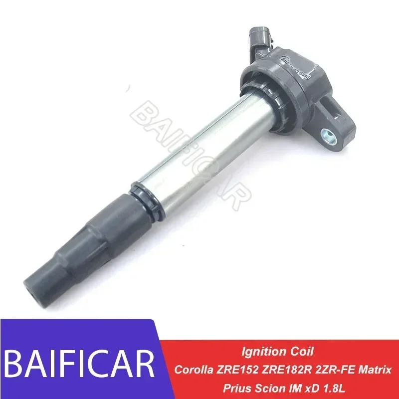 Baificar Brand New Genuine Ignition Coil 90919-02258 For Toyota Corolla ZRE152 ZRE182R 2ZR-FE Matrix Prius Scion IM xD 1.8L