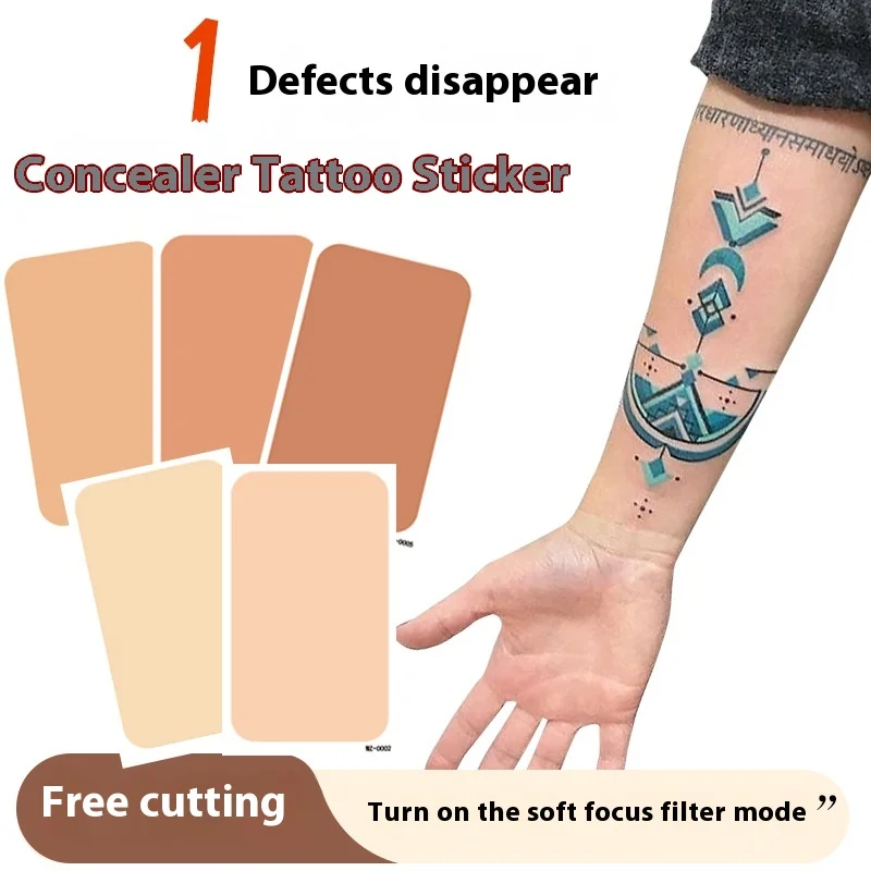 Tattoo concealer hides scars Invisible Patches Flesh Color Hides birthmarks White spots Acne marks spots Waterproof skin patches